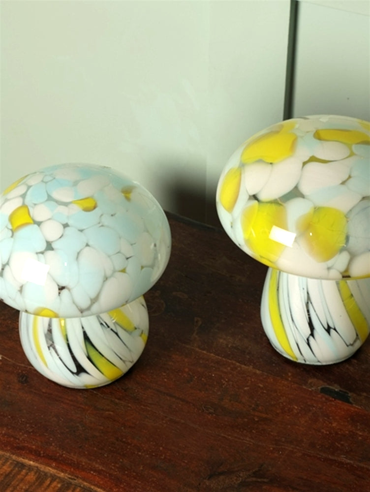  Lampe Champignon colletion Chips Mushy - Blanc/Jaune/Menthe - Au Maison