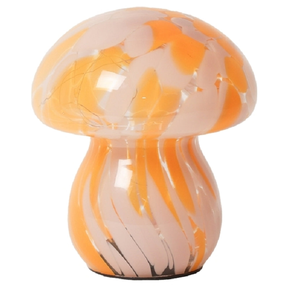 Petite Lampe Champignon collection Chips Mushy - Rose/Orange - Au Maison