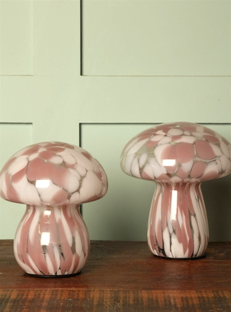  Lampe Champignon collection Chips Mushy - Rose/Blanc - Au Maison