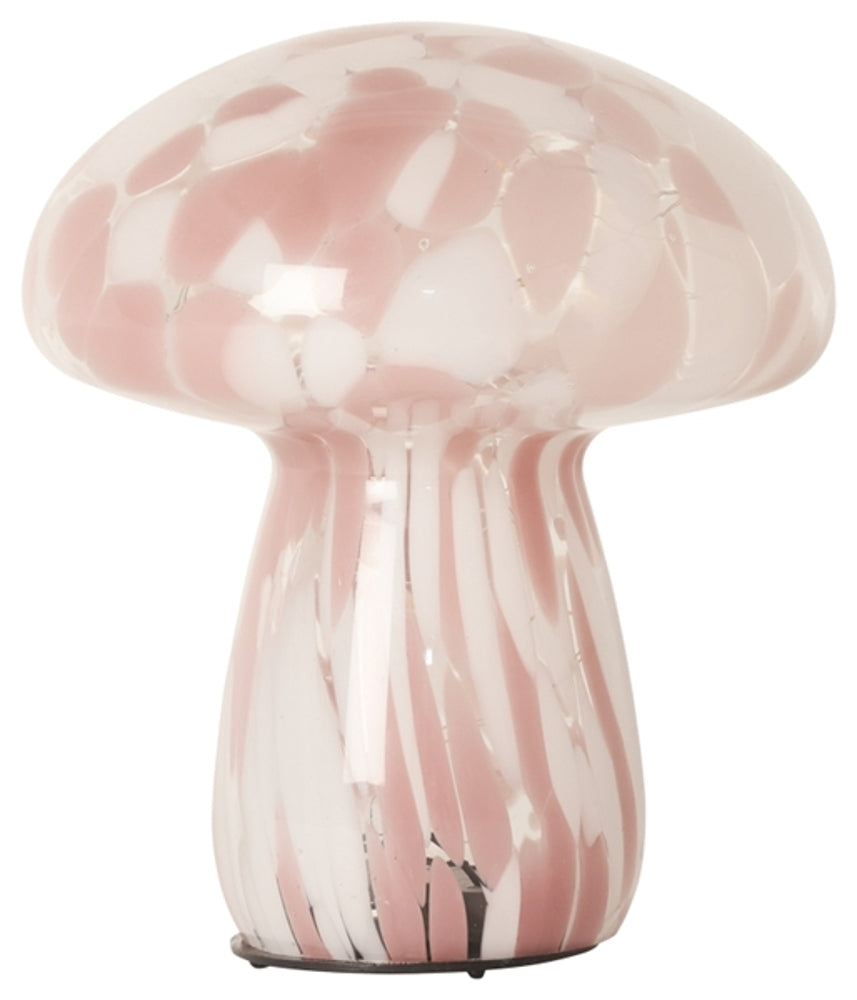  Lampe Champignon collection Chips Mushy - Rose/Blanc - Au Maison