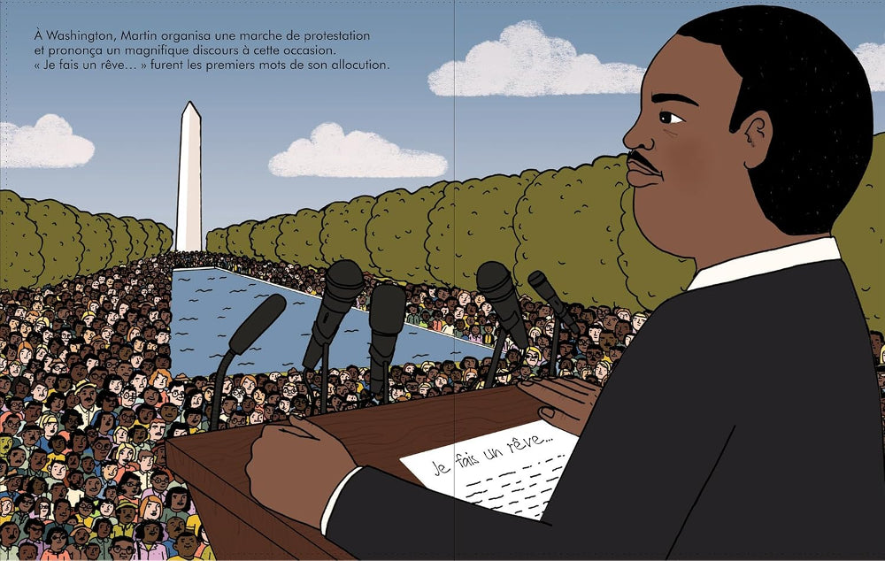 Martin Luther King - Livre collection petit et grand - Kimane