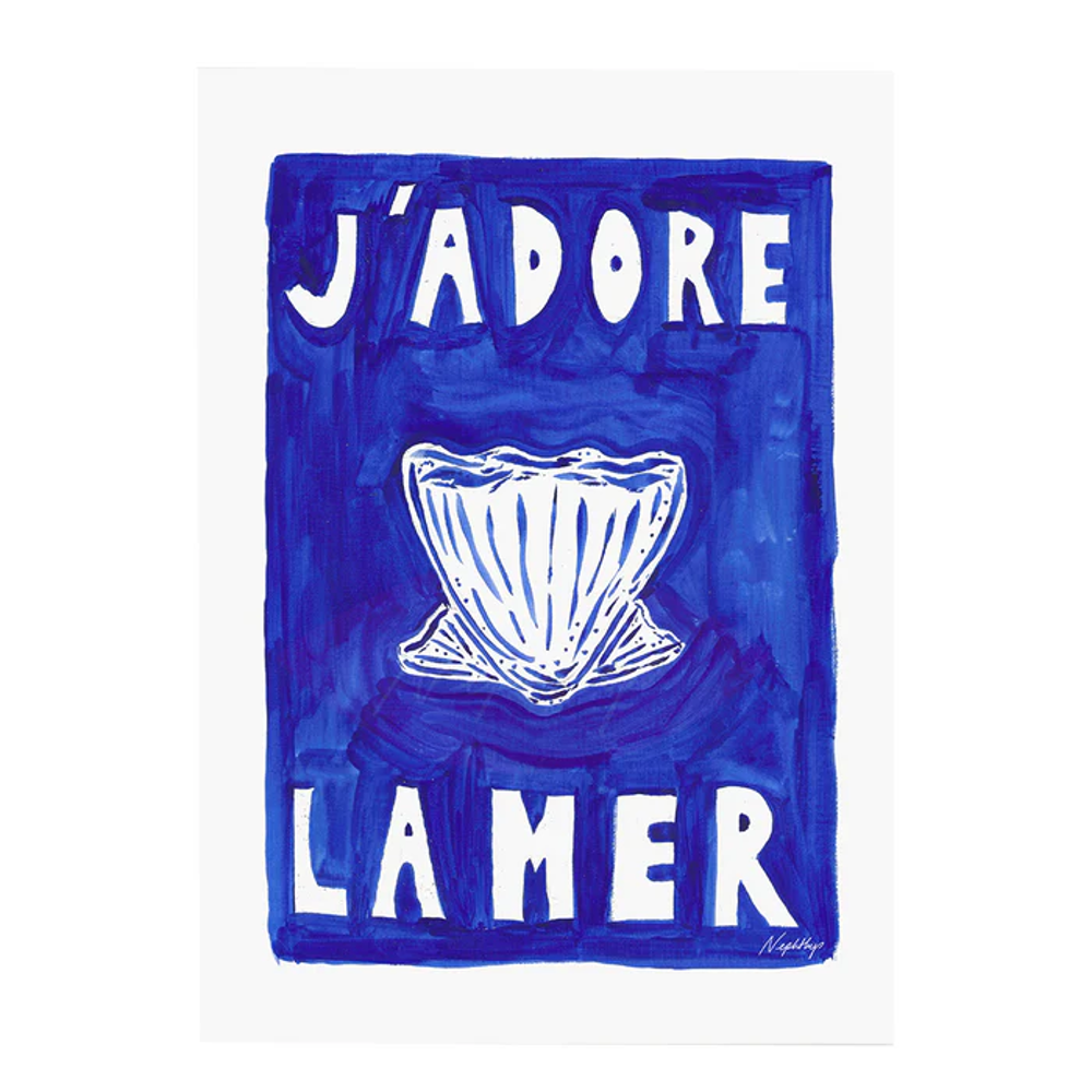 J'adore La Mer - Affiche - Nephtys