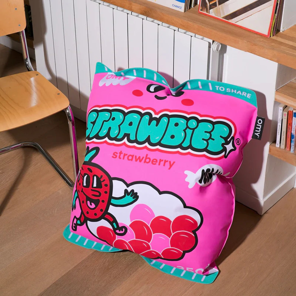  Coussin Géant Gonflable Strawbies - OMY