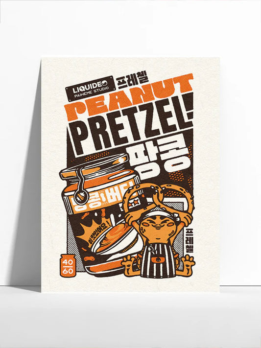 Peanut Bretzle - Affiche 30x40cm - Paiheme Studio