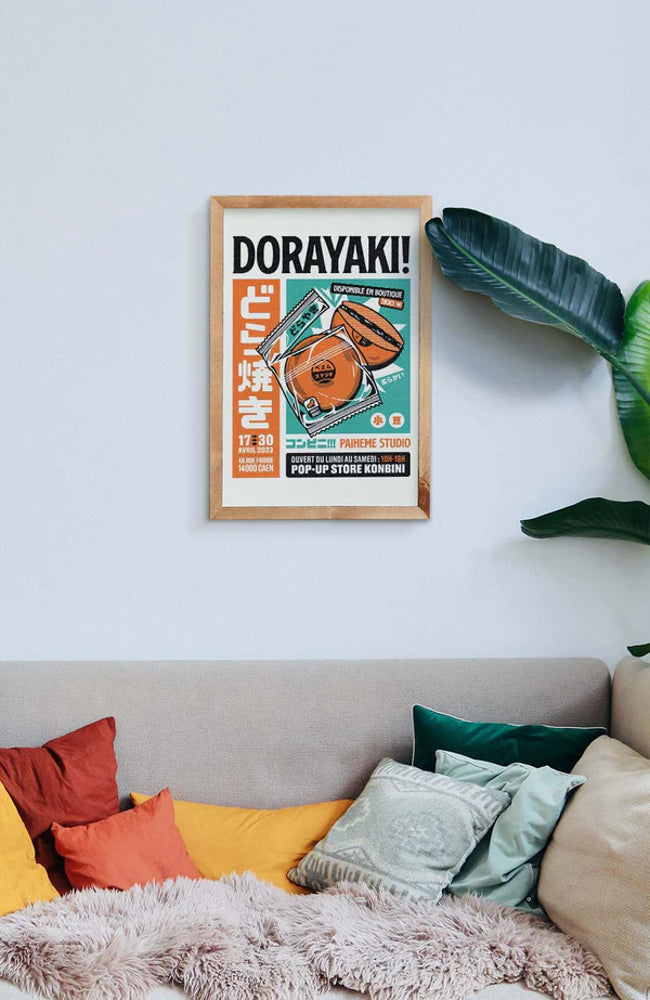 Konibini Dorayaki - Affiche 30x40 cm - Paiheme Studio