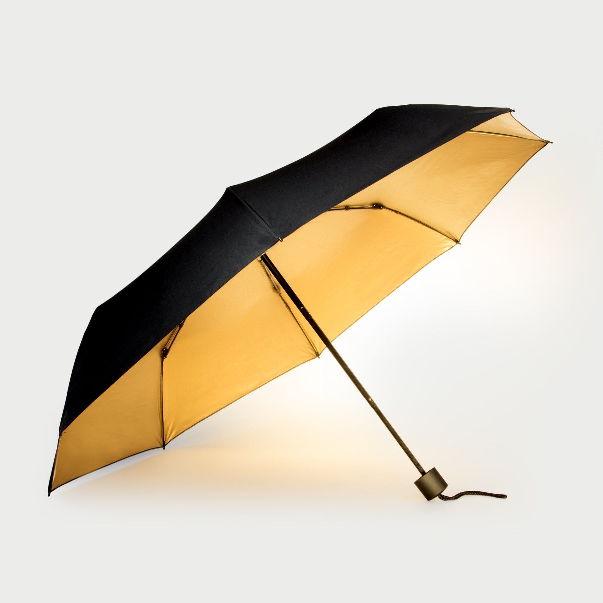 Black & Gold - Parapluie avec doublure dorée - Suck uk