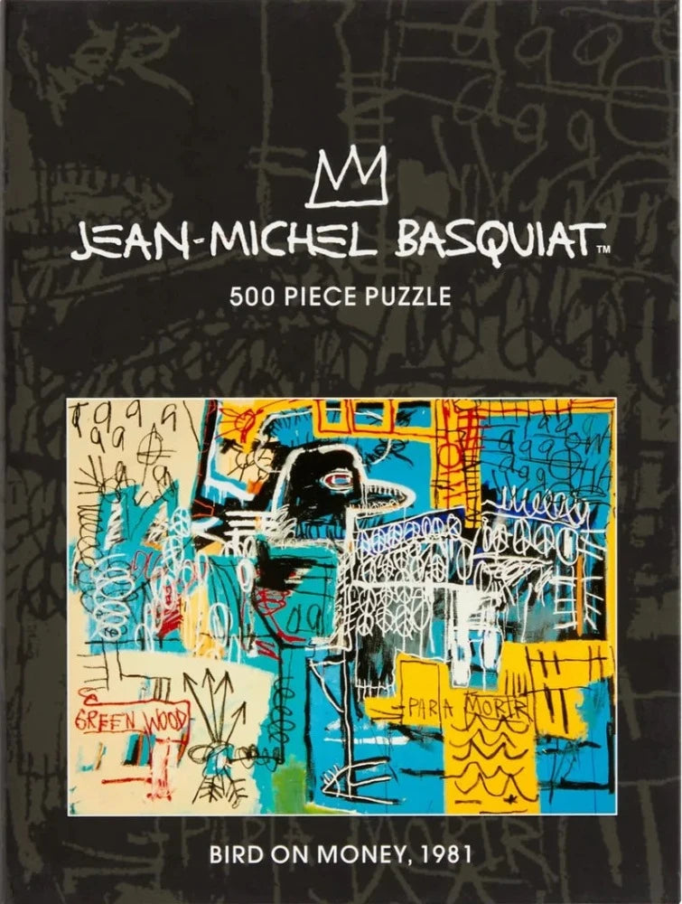 Livre puzzle 500 pèces - JM Basquiat " bird on money" - Galison