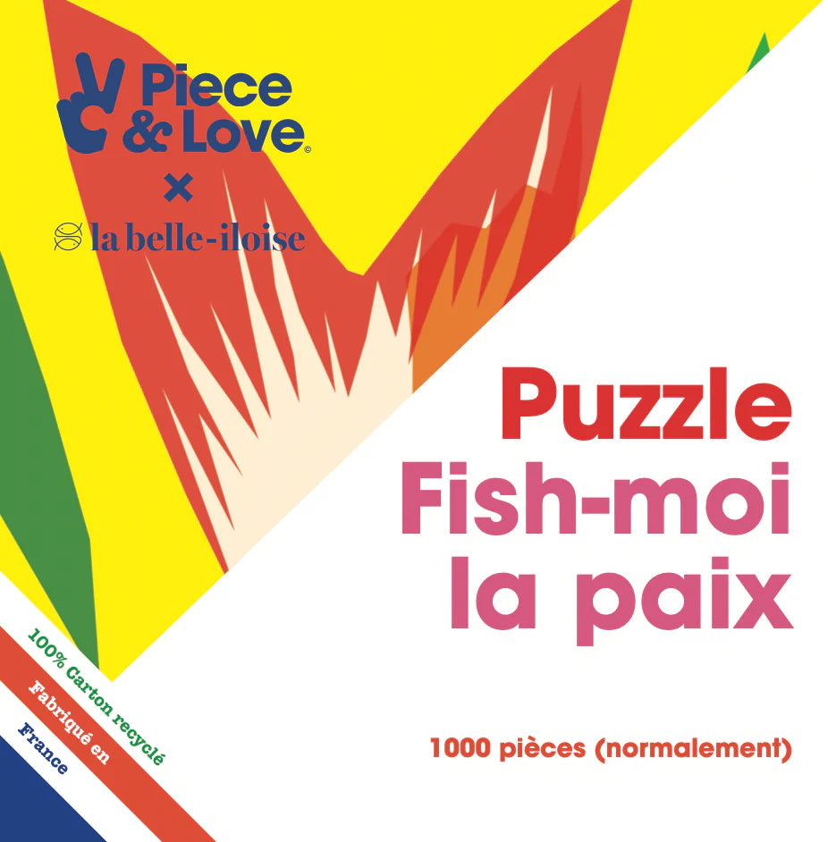 Puzzle Fish-moi la paix  Piece and love - Puzzle 1000 pièces