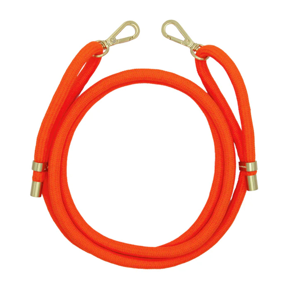 Tessa Orange Fluo - Cordon Bandoulière pour Coque - Louvini