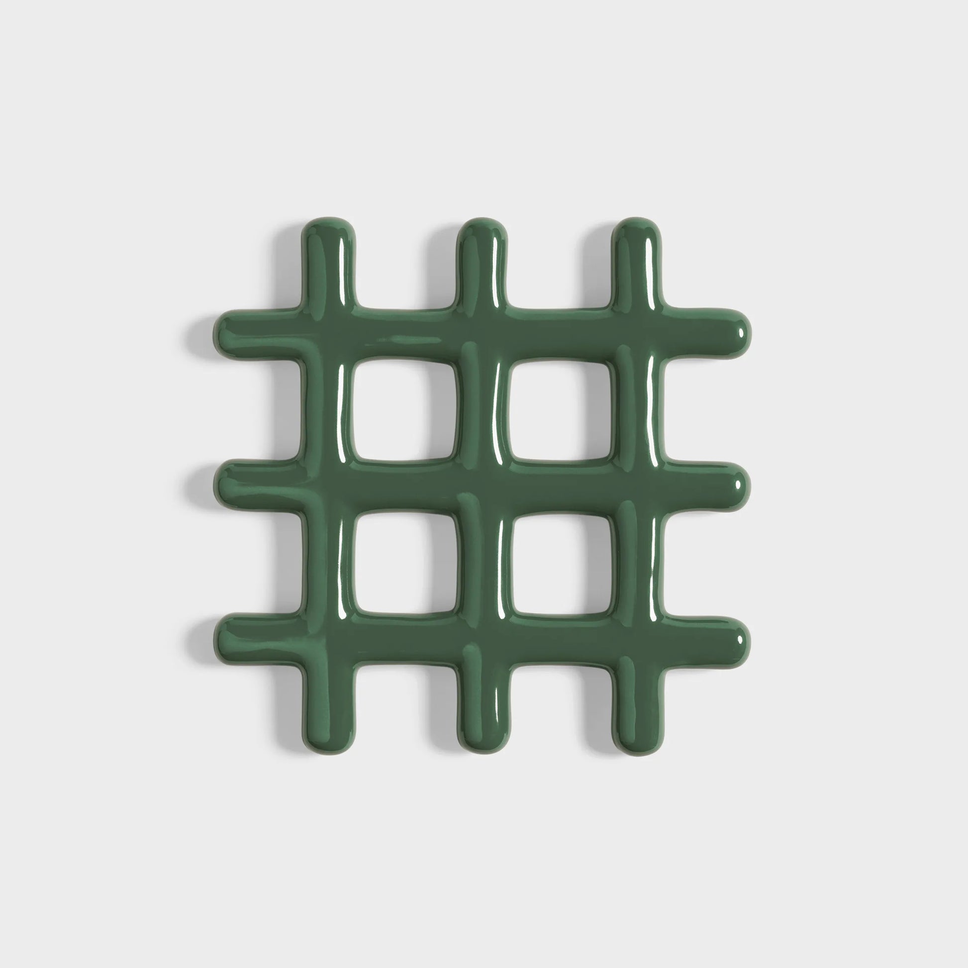 &Klevering - Dessous de plat Trivet Grid Green