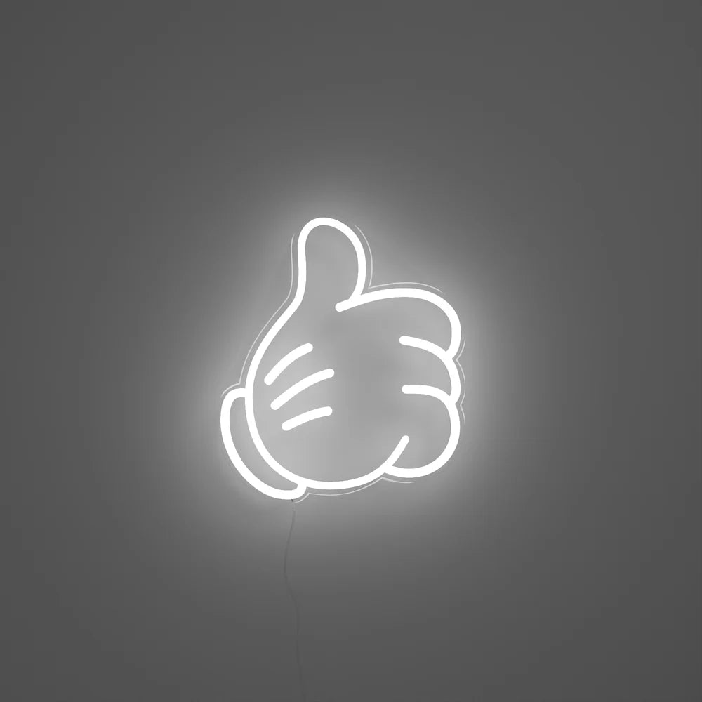 Mini Glove Thumb Up - Néon LED - Yellow Pop