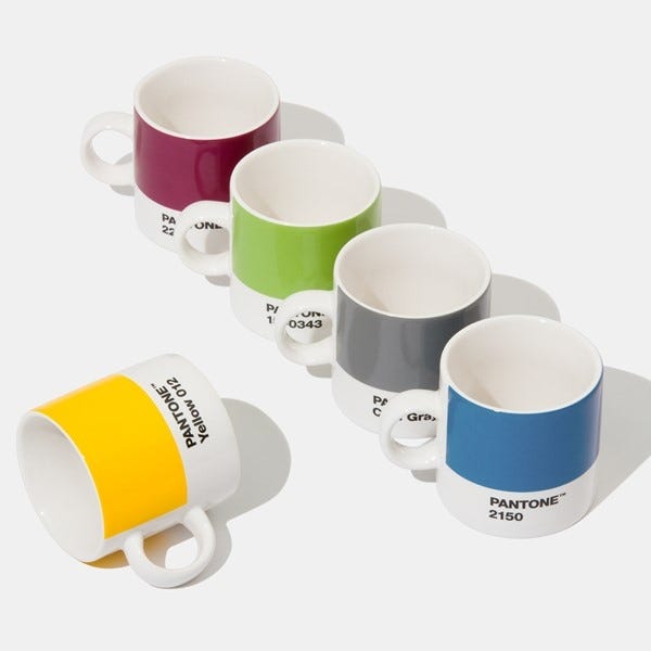 Tasse à café en porcelaine Blue 2150 - Pantone