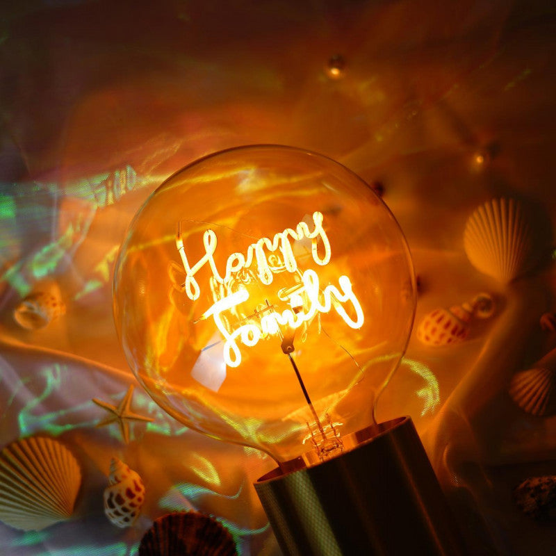 Happy Family - Ampoule LED E27 à message - Element Lighting