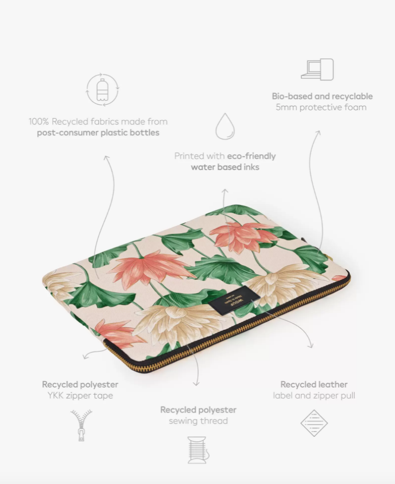 Lotus Ipad - Housse de protection pour ipad motif fleur de lotus - Wouf