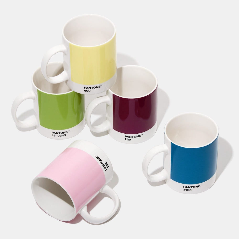 Mug en porcelaine orange 021 - Pantone