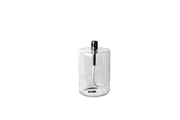 Lampe à Huile cylindrique chrome Grand Modèle par Peri Design